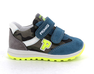 Primigi 8354333 Sneakersy dla chłopca kolor niebieski/zieleń