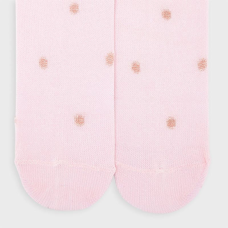 Mayoral 9297-42 Pink Polka Dot Tights for Girls