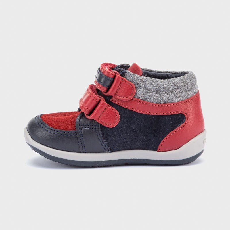 Mayoral 42158-18 boys leather sneakers red