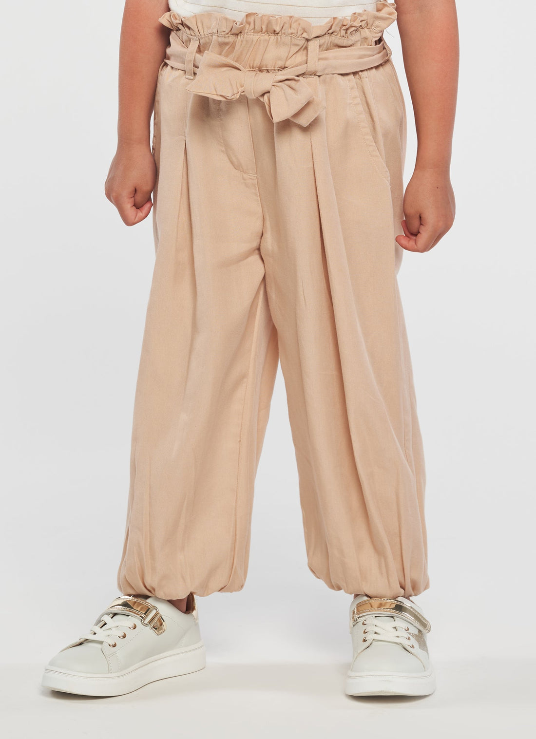 Birba&Trybeyound 62192-00-15M Długie spodnie z paskiem kolor beż