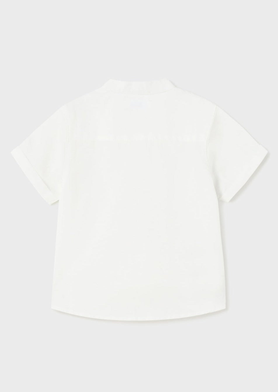 Mayoral 1112-66 Koszula krótki rękaw na stójce chłopiec kolor biały