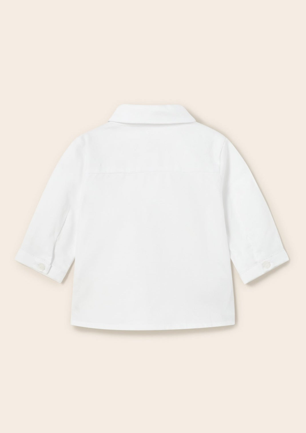 Mayoral 1190-66 Koszula długi rękaw i muszka chłopiec kolor biały
