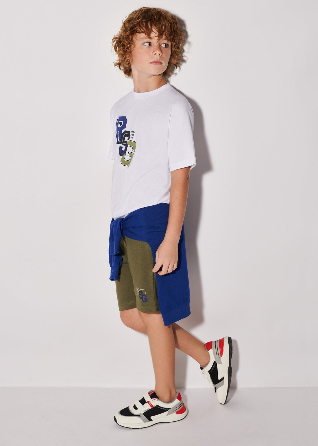 Mayoral 6652-76 Komplet z bluzą i koszulką chłopiec kolor persja