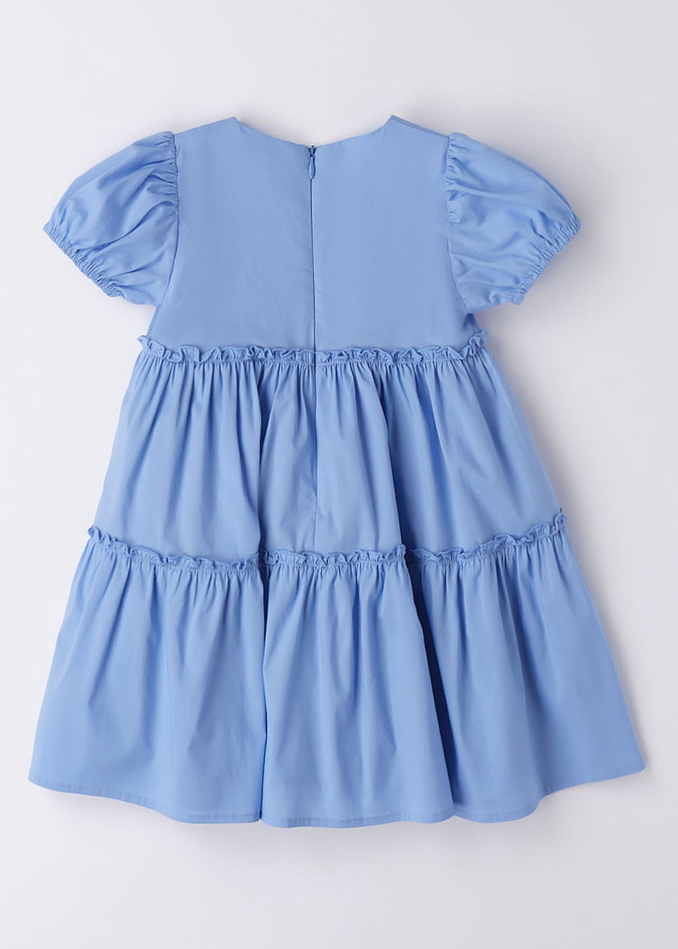 iDO 46309-3624 Sukienka bawełniana dziewczynka kolor niebieski