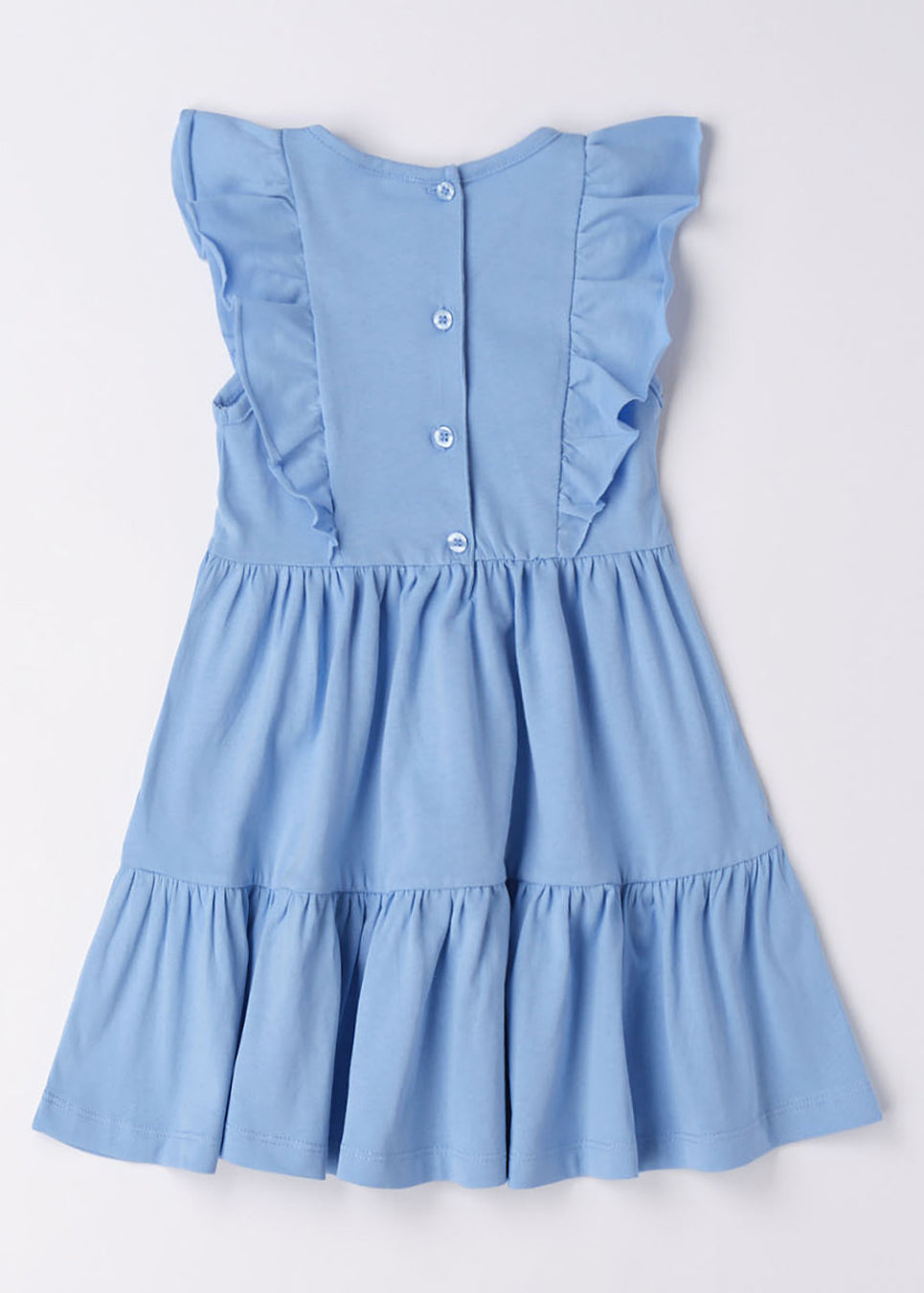 iDO 46733-3624 Sukienka z falbanką dziewczynka kolor niebieski
