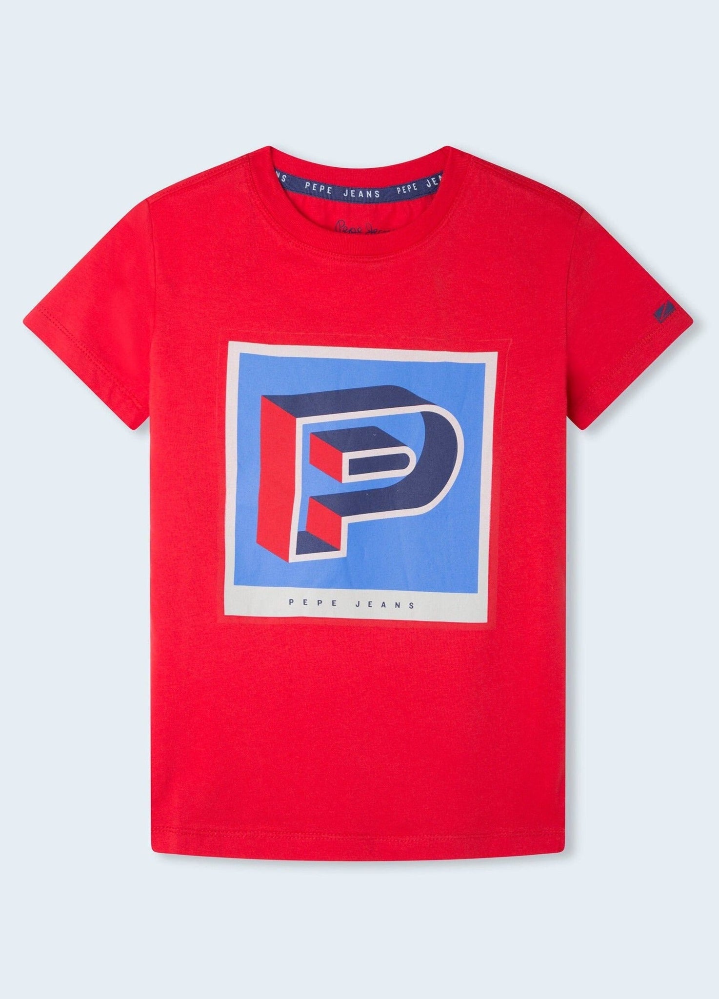 Pepe Jeans PB503350-255 Koszulka CAIKEN junior chłopak RED