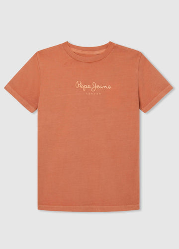 Pepe Jeans PB503535-145 Koszulka WEST SIR JR N chłopak kolor pomarańczowa