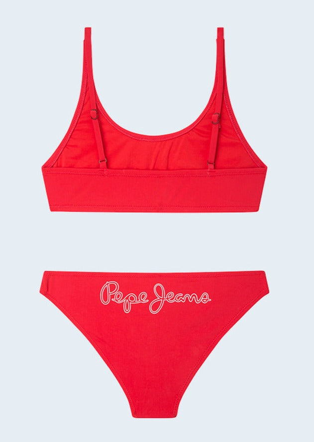 Pepe Jeans PGB10356-255 Bikini ADA BIKINI junior dziewczyna czerwony