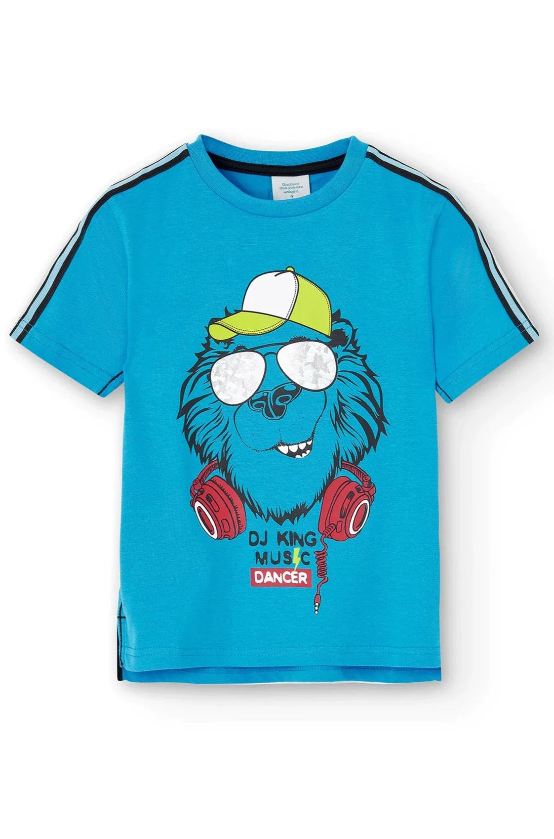Boboli 526171-2555 T-shirt chłopiec kolor capri