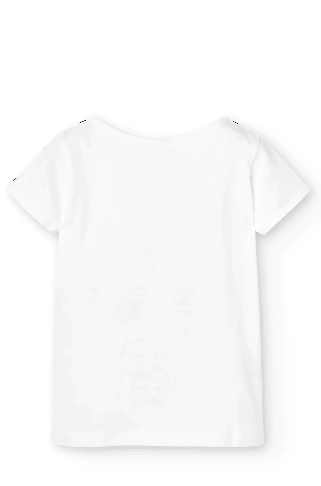 Boboli 446059-1100 Bluzka dziewczynka kolor biały