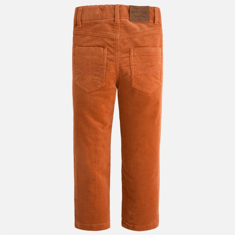 Spodnie sztruksowe chłopięce Mayoral 42-44 kolor pomarańczowy