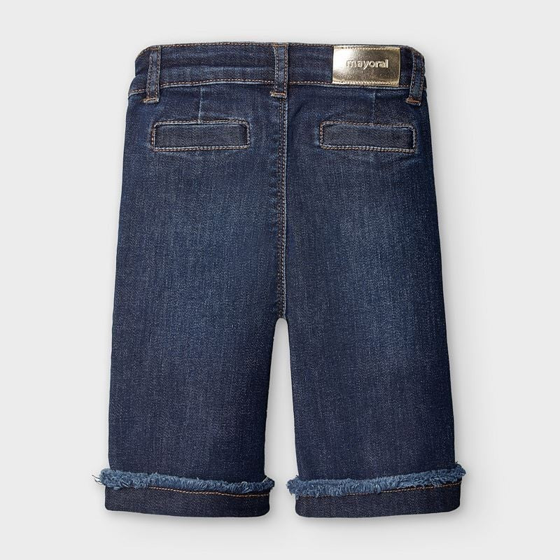 Spodnie jeansowe dziewczęce Mayoral 2592-5 kolor granatowy